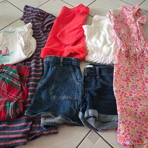 Lot of Girl's 8/10 Clothes Janie & Jack Crewcuts Tommy Bahama 8 Piece